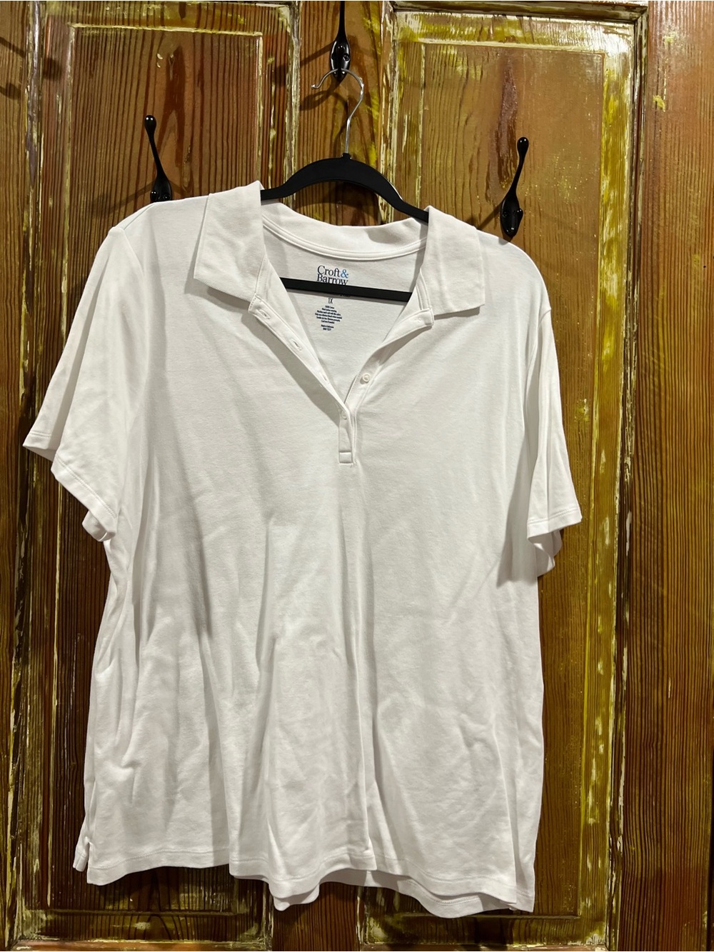 croft & barrow White Polo